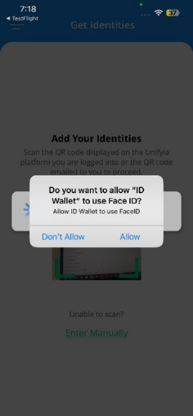 ID Wallet - Allow Verification